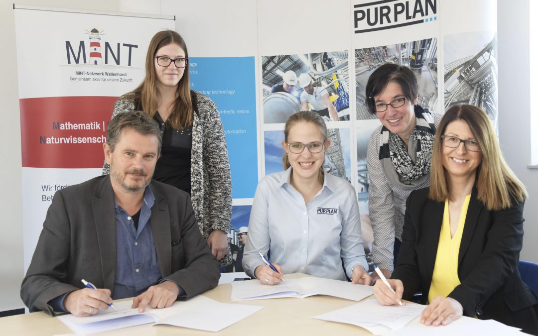 Neue Kooperation im IHK-Projekt Schule-Wirtschaft: PURPLAN und Gesamtschule Schinkel vereinbaren Zusammenarbeit